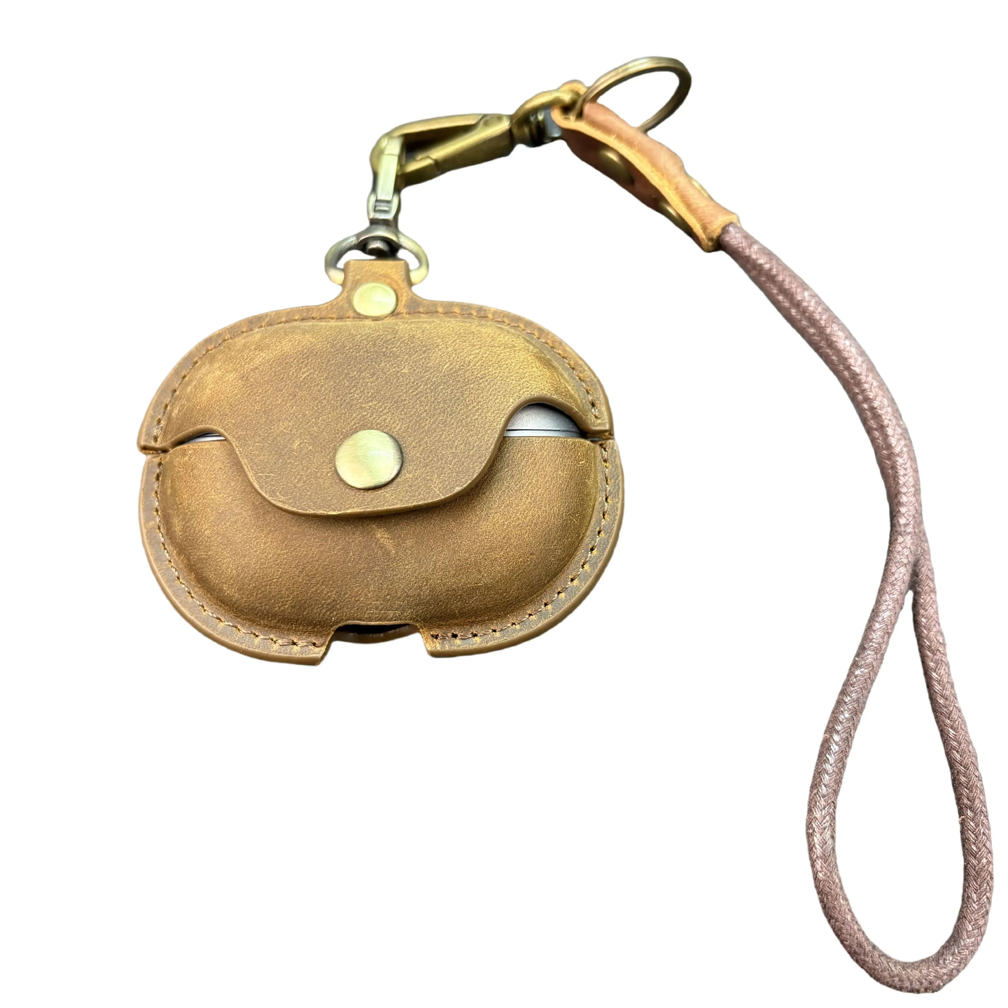 

Vintage Light Luxury Advanced Personalized Crazy Horse Leather Bluetooth Earphone Case for HUAWEI FreeBuds pro4 / FreeBuds pro3