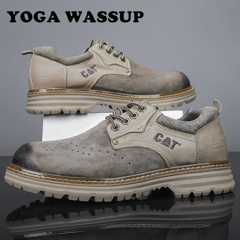 YOGA WASSUP-Men\'s casual leather shoes, outdoor walking sports shoes, work, leisure, 2023 spring/summer new product series