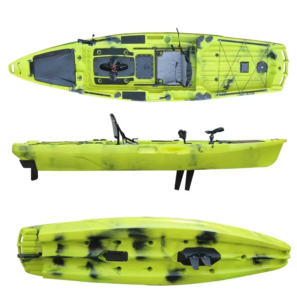 

Kayak,13 FT Best Pedal Kayak Use Propeller Or Fin Pedal Drive,nativ Rudder Install Trolling Motor 2023 Single Sit On Fishing CE