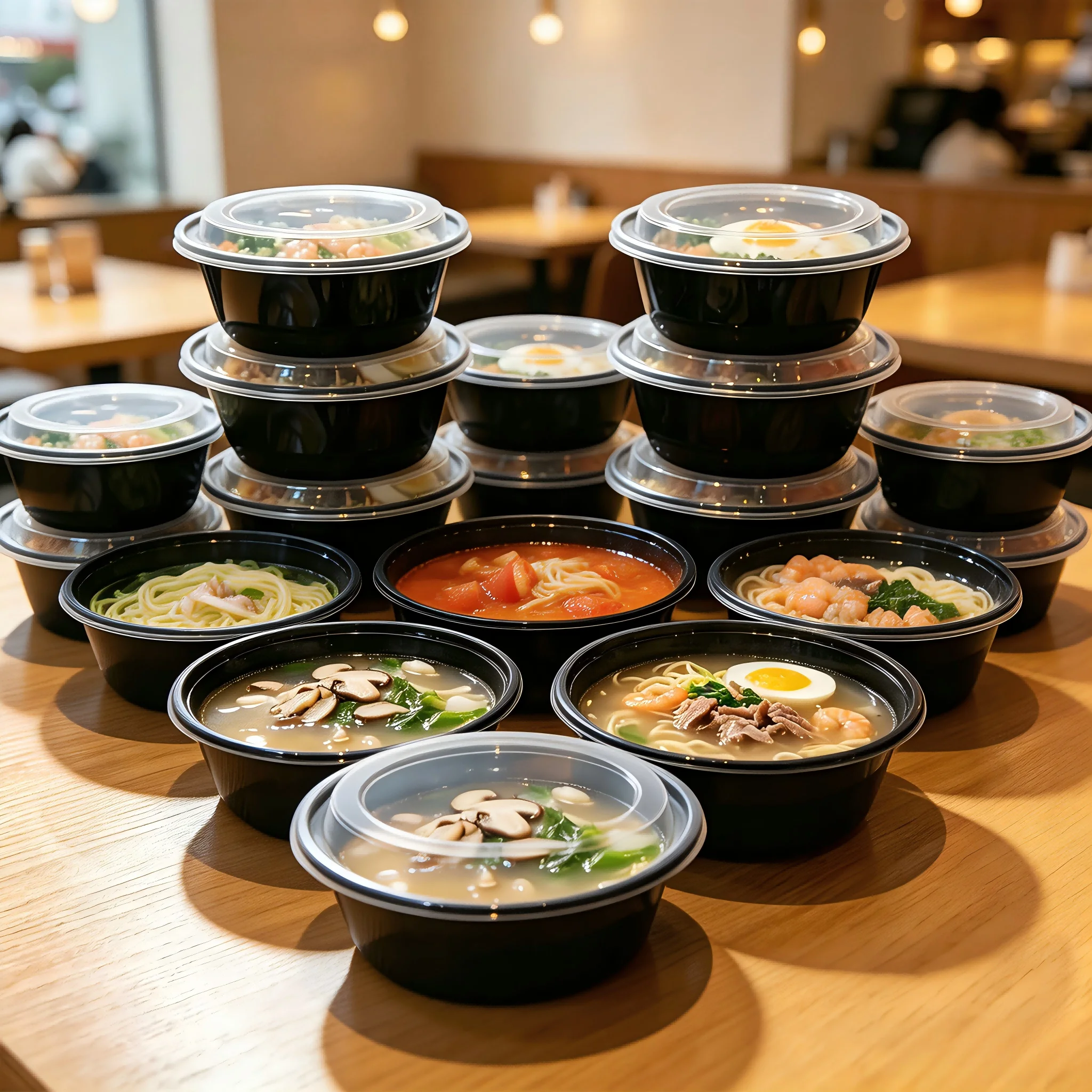 30세트 블랙 PP 재사용 가능 28온스 식사 준비용  - Meal Prep Restaurant 리뷰 및 가격