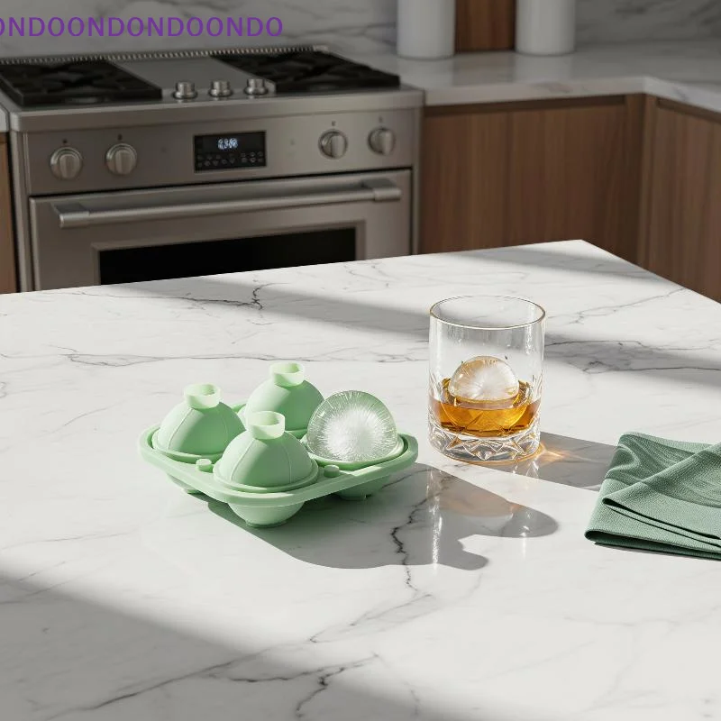 Cetakan Es Silikon 4 Lubang Be - Ice Mold Sphere ulasan dan harga