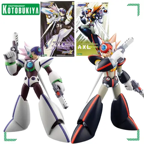 Kotobukiya Rockman Anime Figures Rockman X Axl Collection KP606 AXL 1/12 Scale Full Action Plastic Model Kit