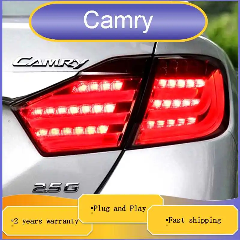 

Автомобильные аксессуары для Toyota Camry задние Lights 2012 3012 2014 Camry, задние фонари V50, задние ДХО, противотуманные, стоп-сигнал, сигнал поворота, Реверсивный