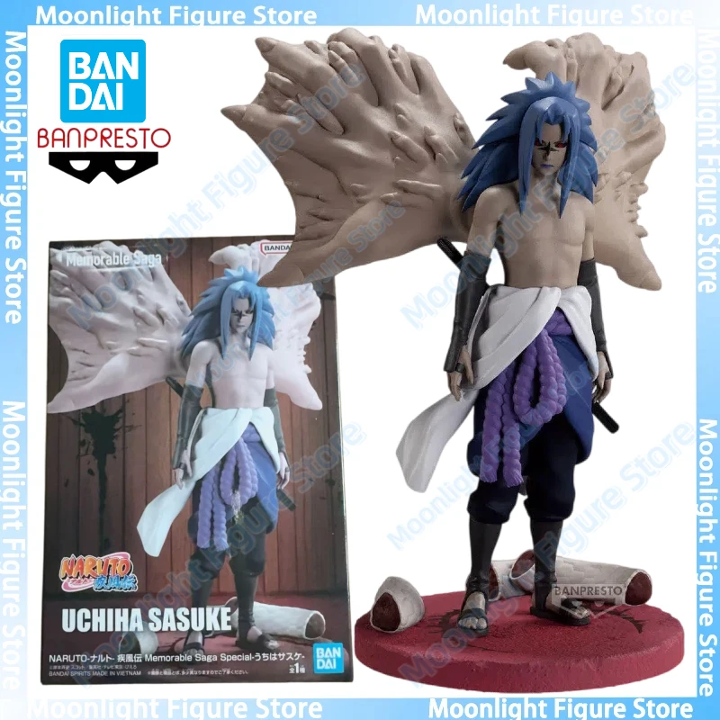 

In Stock Bandai BANPRESTO Memorable Saga Special Naruto Uchiha Sasuke Anime Action Figure Toy Gift Model Collection Hobby