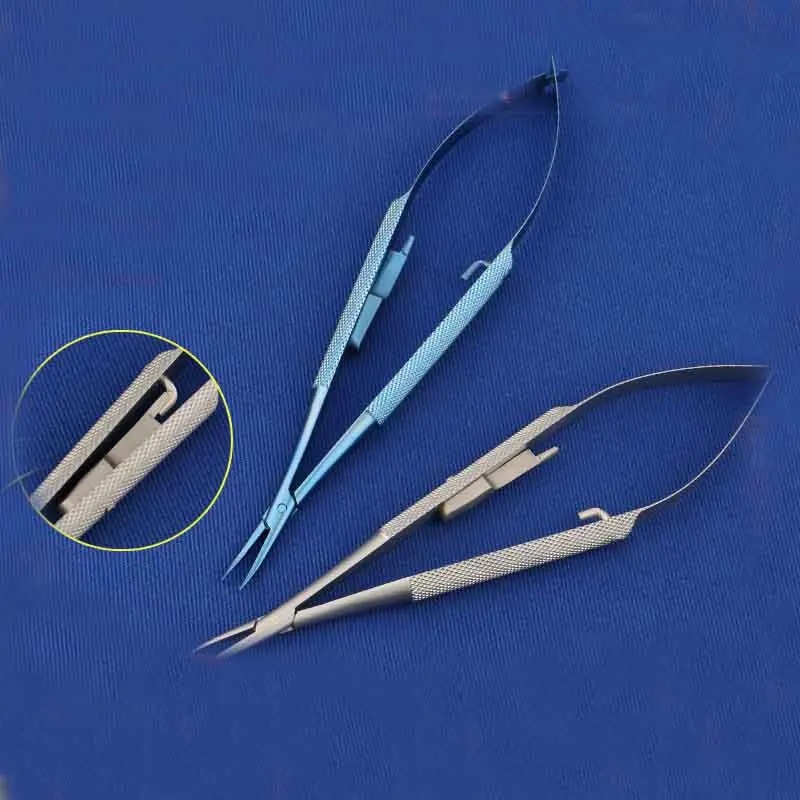 Microscopic ophthalmic instrument lock-type needle holder cosmetic plastic surgery double eyelid embedding surgery tool needle c