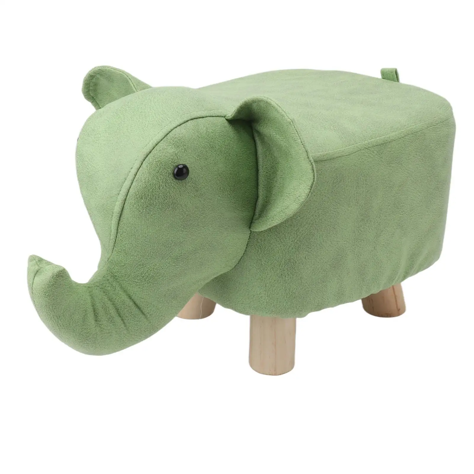 

Elephant Shaped Cute Animal Footstool Slip Resistant Comfortable Multi Purpose Kids and for adults for indoor Use
