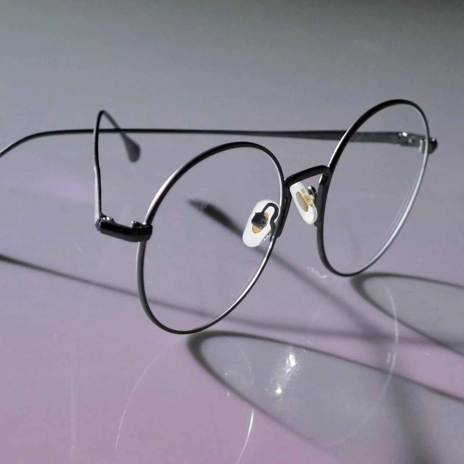 4Pairs Nose Bridge Pads for Glasses Eyeglasses Sunglasses Soft Silicone Insert Style Anti-Slip Comfort Nose Cushions