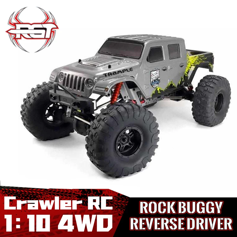 RGT 18100 TRAMPLE 1:10 1/10 2.4G 4WD Crawler Electric Off-road Vehicle All Terrain RC Model Car RTR Grey Blue Green EX18100