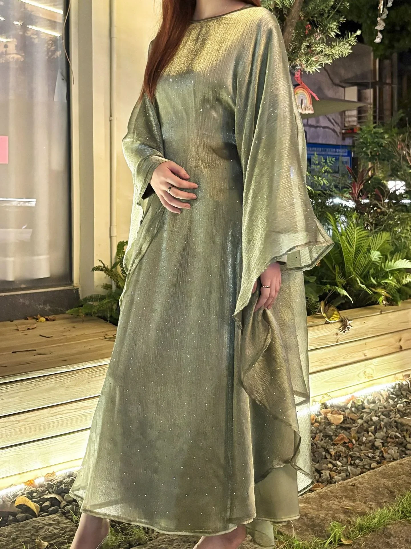 2PCS Eid Djellaba Moslim Set Vrouwen Dubai Party Jurken Ramadan Islam Marokko Abaya Kaftan Vestidos Jalabiya Gewaad Kebaya Caftan