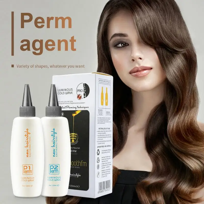 Perm Kit für Frauen Curly Perm Hair Kit Profession elle Dauerwelle Duft freie Dauerwelle Agent für Friseursalon Home Haarpflege Styling