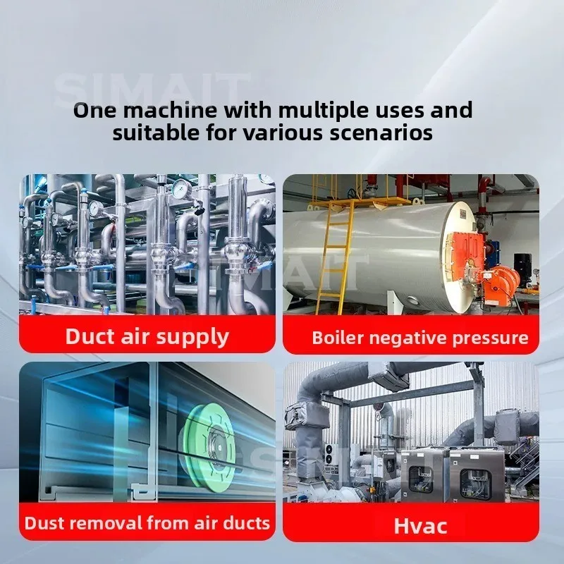 Air Pressure Transmitter 4-20mA | Digital Differential Pressure Sensor for Fan Duct & HVAC System