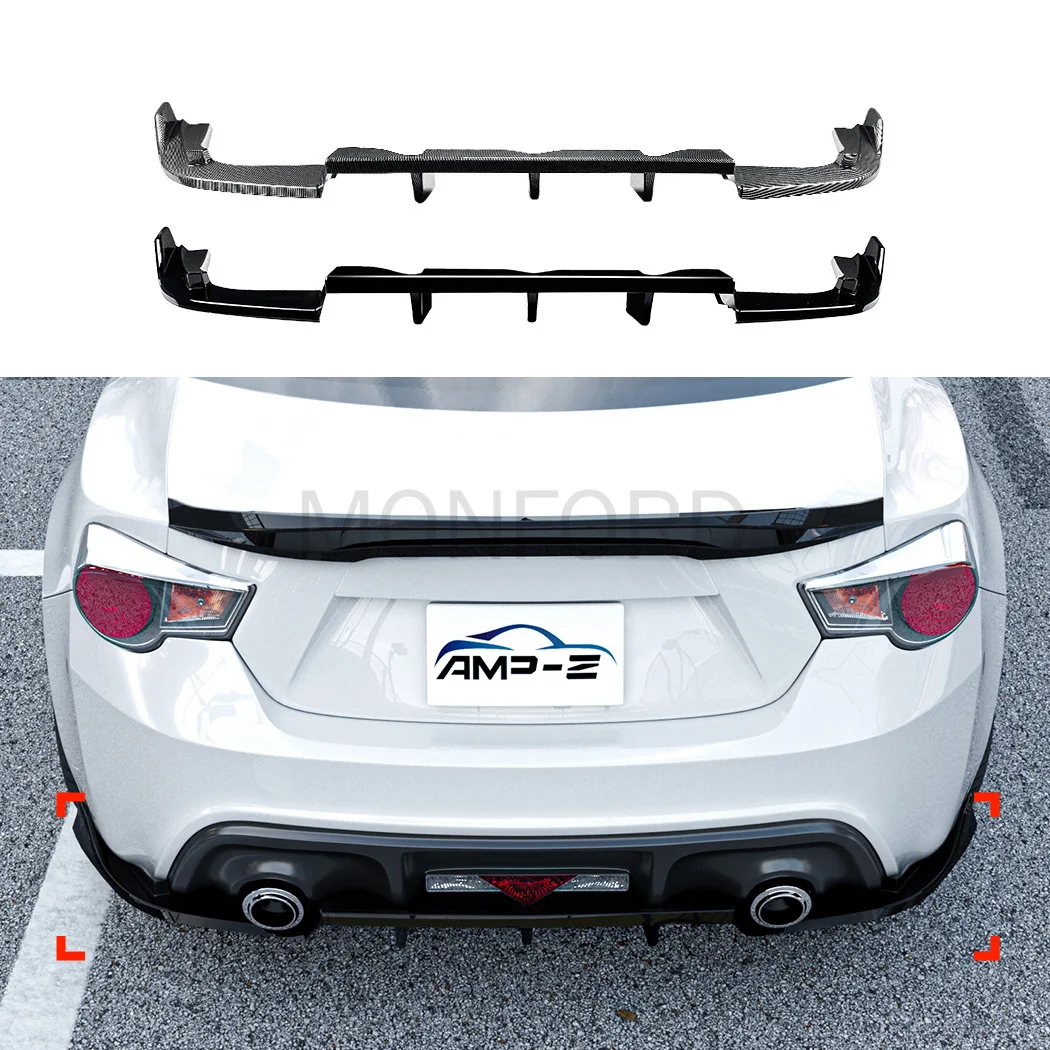 

Car Rear Canard Bracket Deflector guard Bumper Diffuser Spoiler Splitter For Subaru BRZ Toyoda GT86 Scion FR-S 2013-2020