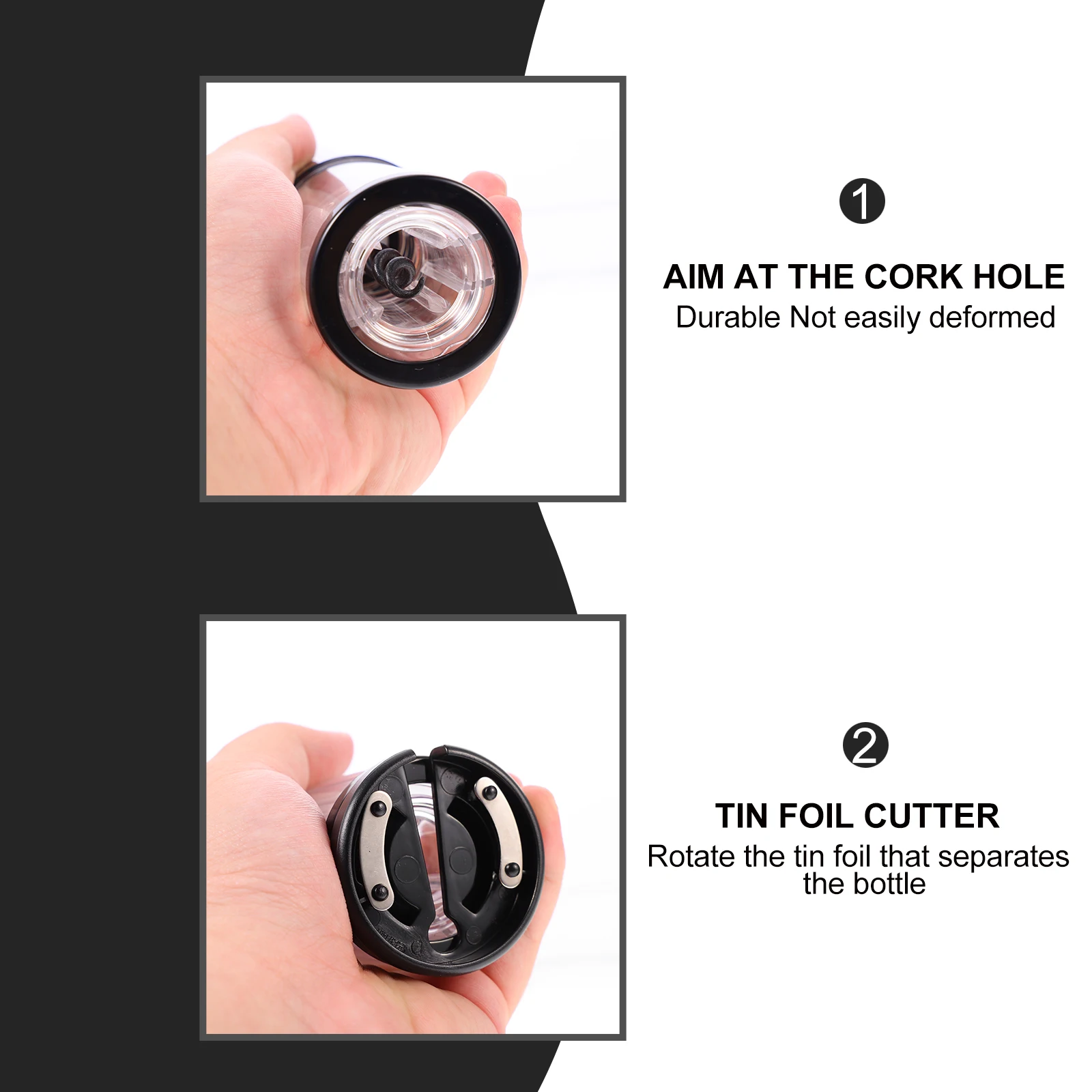 

Electric Opener With Alloy Shell Fast Cork Removal Tool For Red White Wine Powered Cordless Bottle Opener Automatic Wine