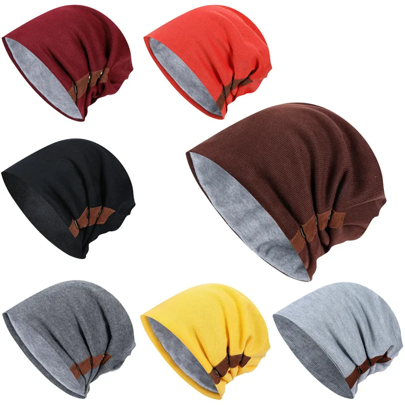 Herbst und Winter neue Mode Pullover Hut Outdoor Gehörschutz Hut Frauen postpartale Hut warme doppels chichtige gestapelte Hut Männer