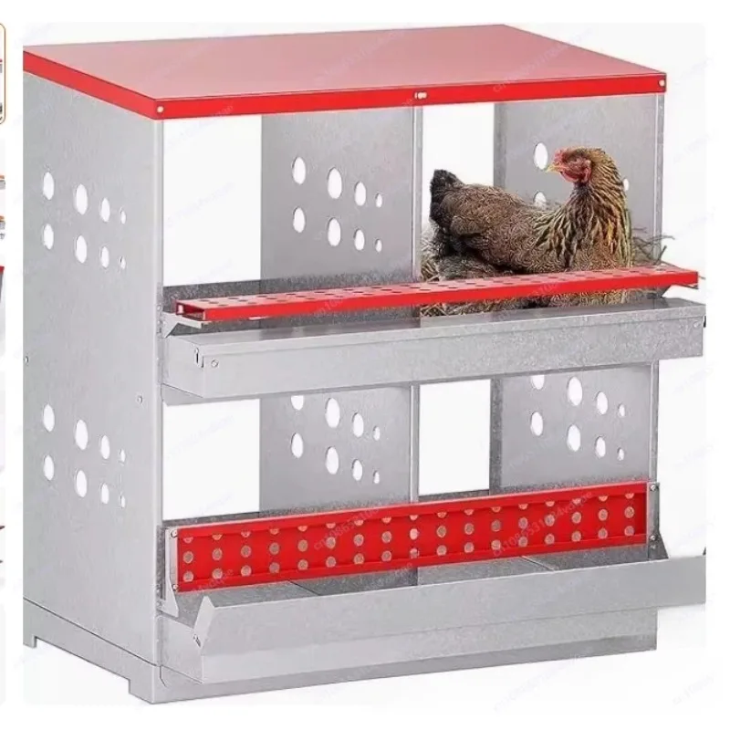 Bird's Nest Egg Box, Egg Box, Chicken Running Cage, Chicken Cage, Galvanized, Durable, Easy To Clean