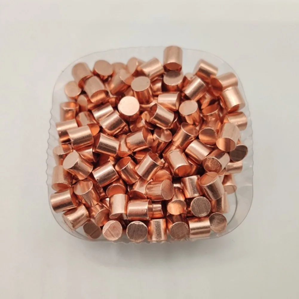 6×6mm Copper Particles For Experiments 99.99% High Purity Copper Material Consumable Copper Evaporation Source For LED Packaging