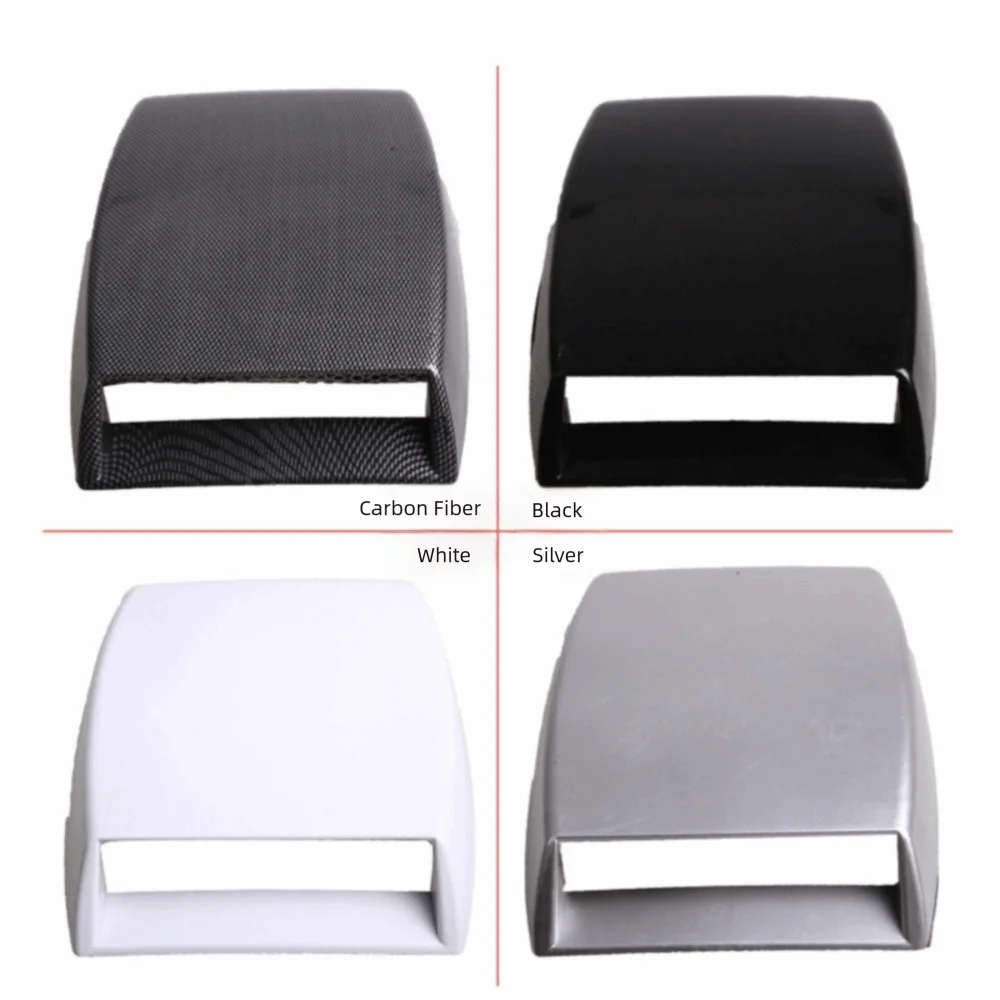 Self-adhesive Car Air Flow Sticker Simulated Design Decorative Cover Hood Scoop Sticker Cover Universal Fit Bonnet Vent Sticker