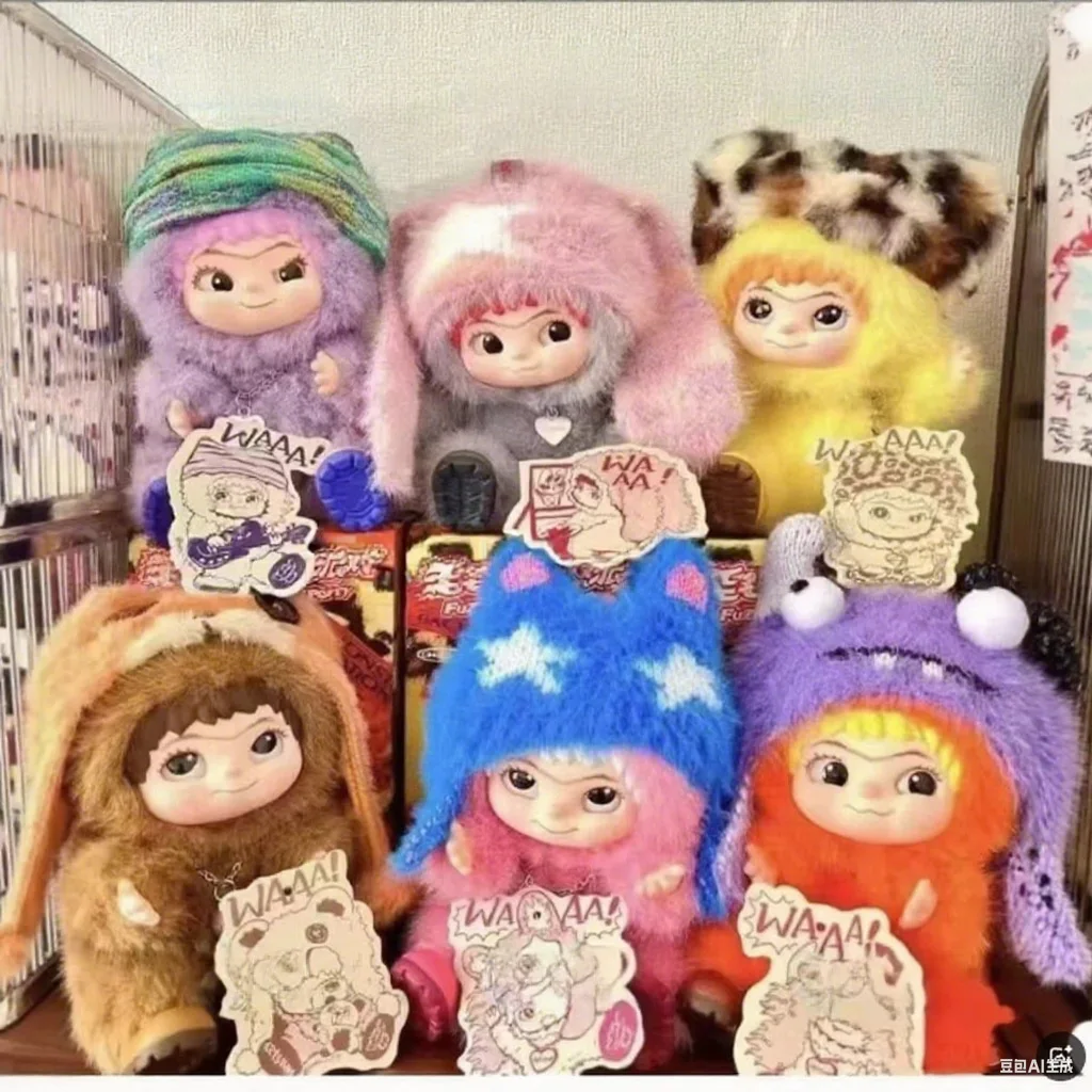 

В наличии Wakuku Mao Chao Fun Party Series слепая коробка милый декоративный рюкзак кулон настольный орнамент для комнаты подарок на день рождения