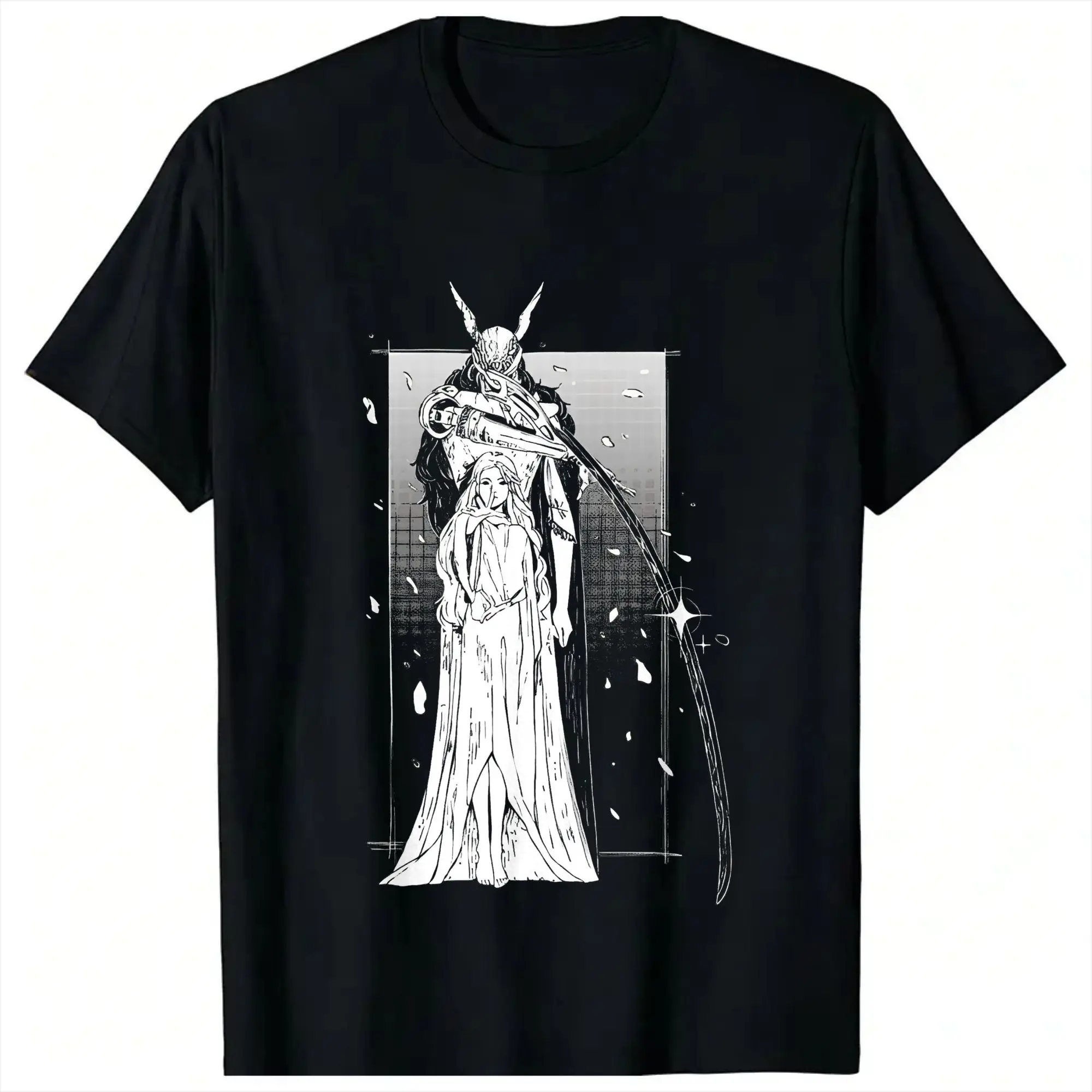 Camiseta Malenia Blade of Miquella Elden Ring, camisetas divertidas de verano Y2K, camiseta de Hip Hop para hombres, camisetas informales de manga corta