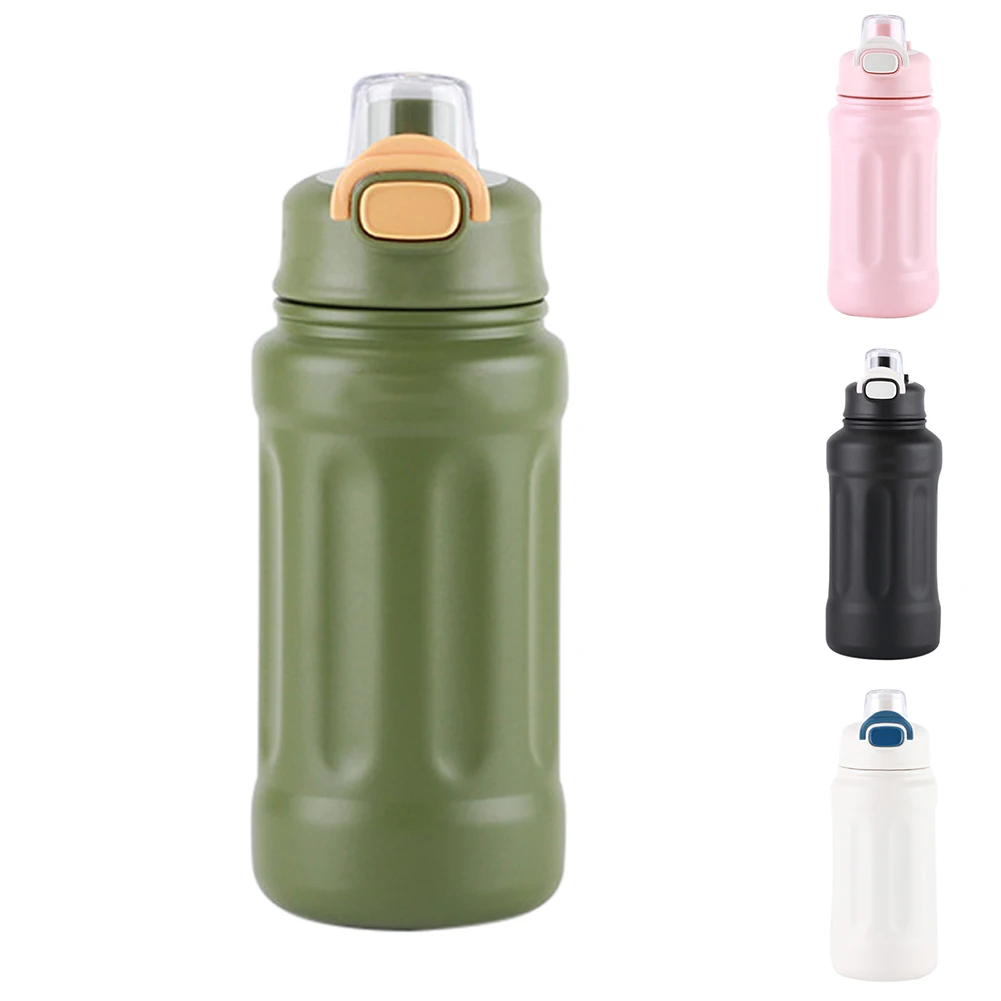 Water Bottle 316 Stainless Steel Insulated Double Wall Large Sports Flask Keep Hot Cold Thermos Cup 600ml 800ml 1000ml