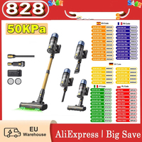 Proscenic P15 50Kpa Cordless Stick Vacuum Cleaner 580W Powerful Suction, 70Min Runtime, Anti-Tangle Brush, 6 Layers Filter