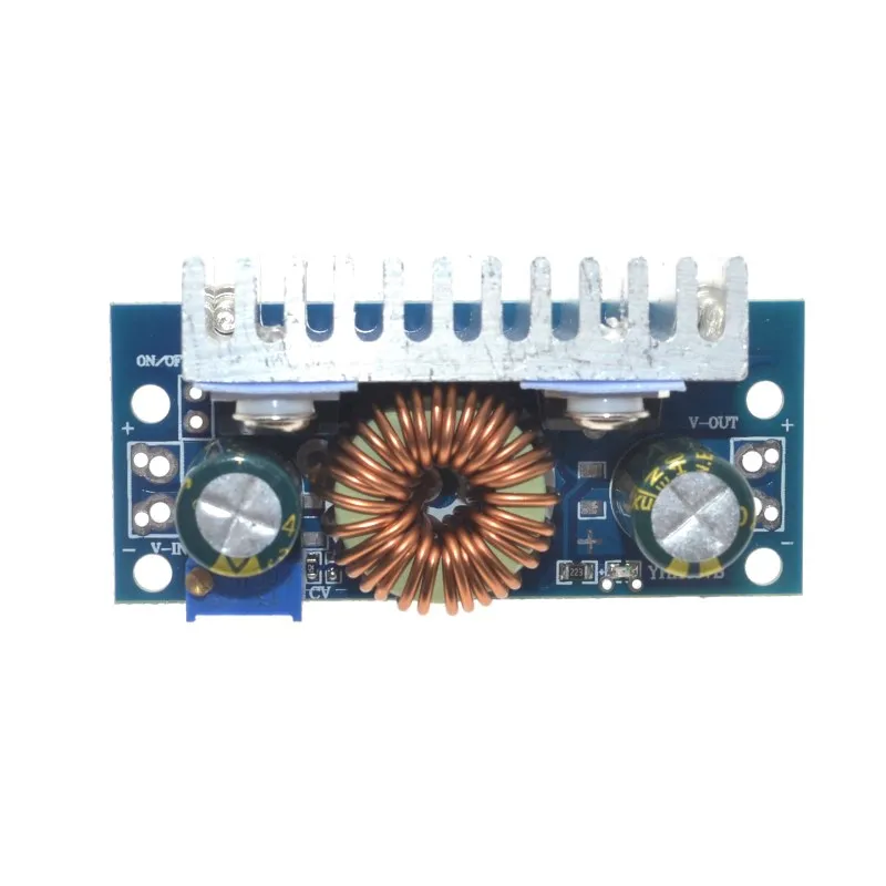 AEAK DC-DC Boost Converter Non-isolated Step-Up Power Supply Module With Heat Sink Adjustable 4.5V-32V to 5-42V 6A Free Shipping