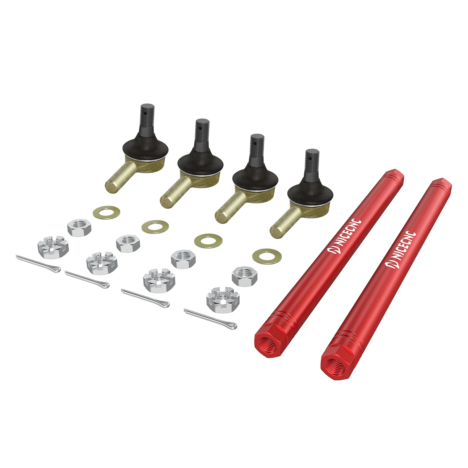 NICECNC für Yamaha Blaster 200 YFS200 1988–2006 Spurstangen-Kugelgelenk-Set, Aluminium-ATV-Zubehör, ersetzt 2XJ-23831-01-00 – Detail 14