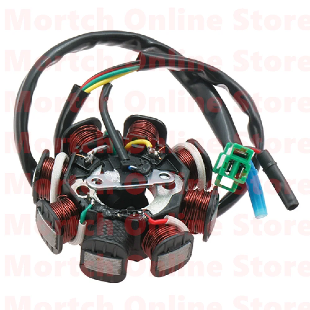 GY6 50cc 8 Pole Stator 5 Wires 50-4039B For GY6 50cc Chinese Scooter Moped 139QMB Engine