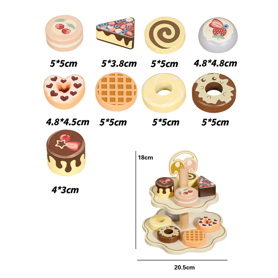 เด็กเล่นของเล่น House ขนมหวานชาห้องครัวบทบาทเล่นเลียนแบบเกมของเล่นเพื่อการศึกษา Early สําหรับเด็กผู้หญิง