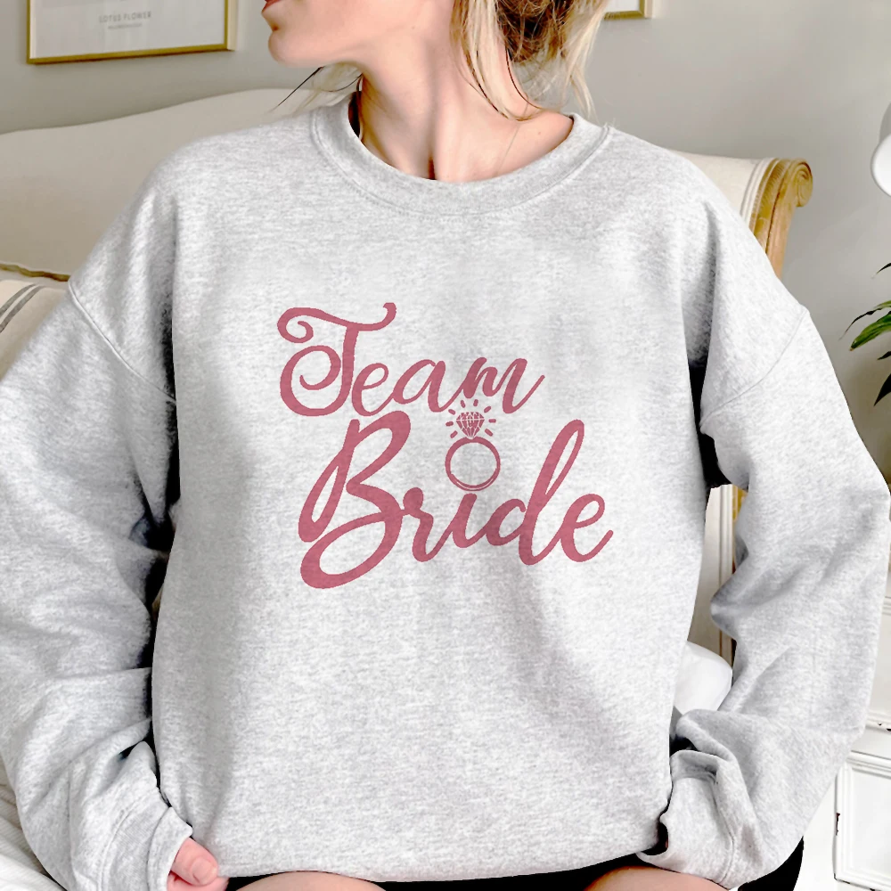 

Team Bride hoodie trendy funny pattern elegant manga anime teen tracksuits pullover streetwear patterned