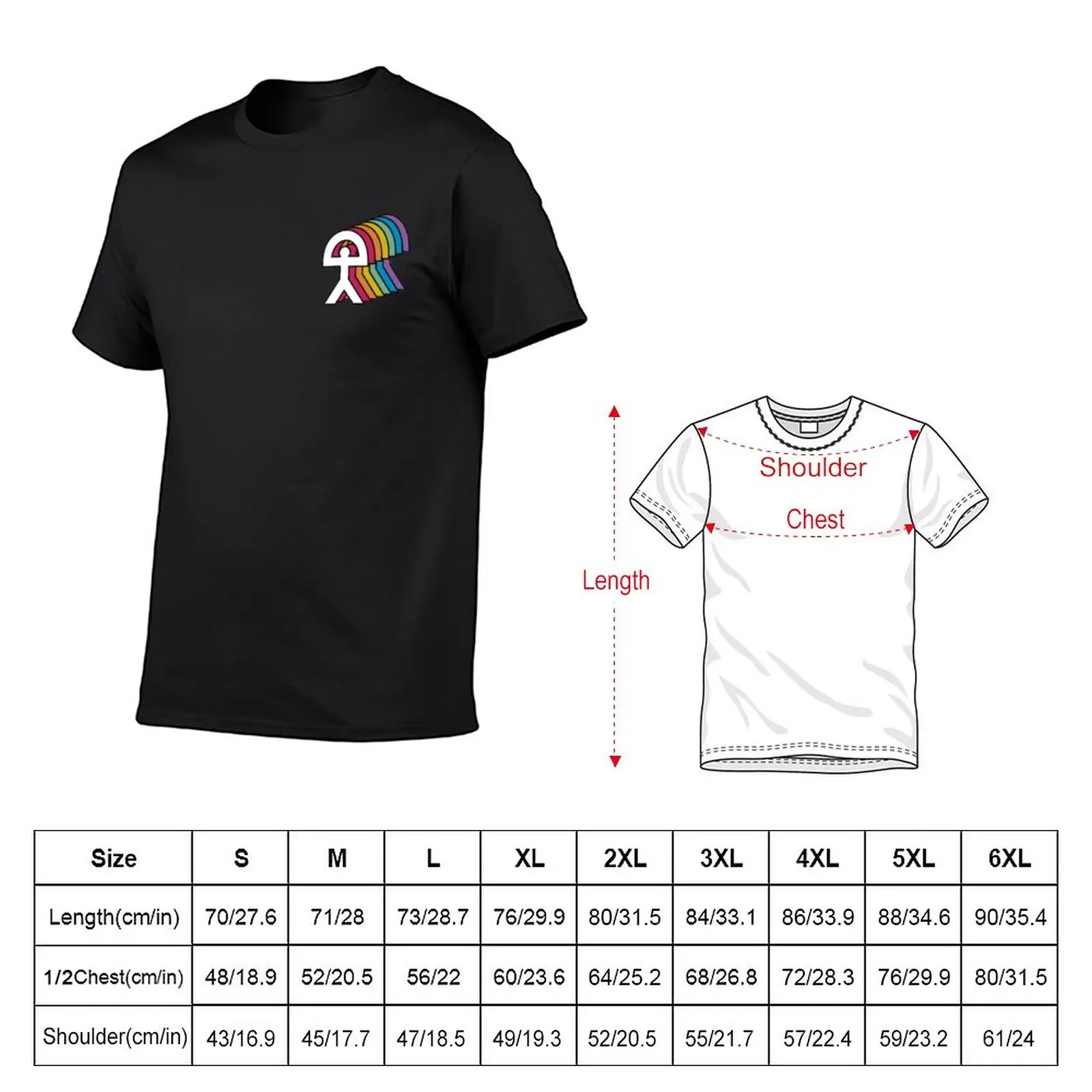 New Indalo Rainbow T-Shirt man clothes Anime t-shirt cute clothes vintage clothes mens tall t shirts