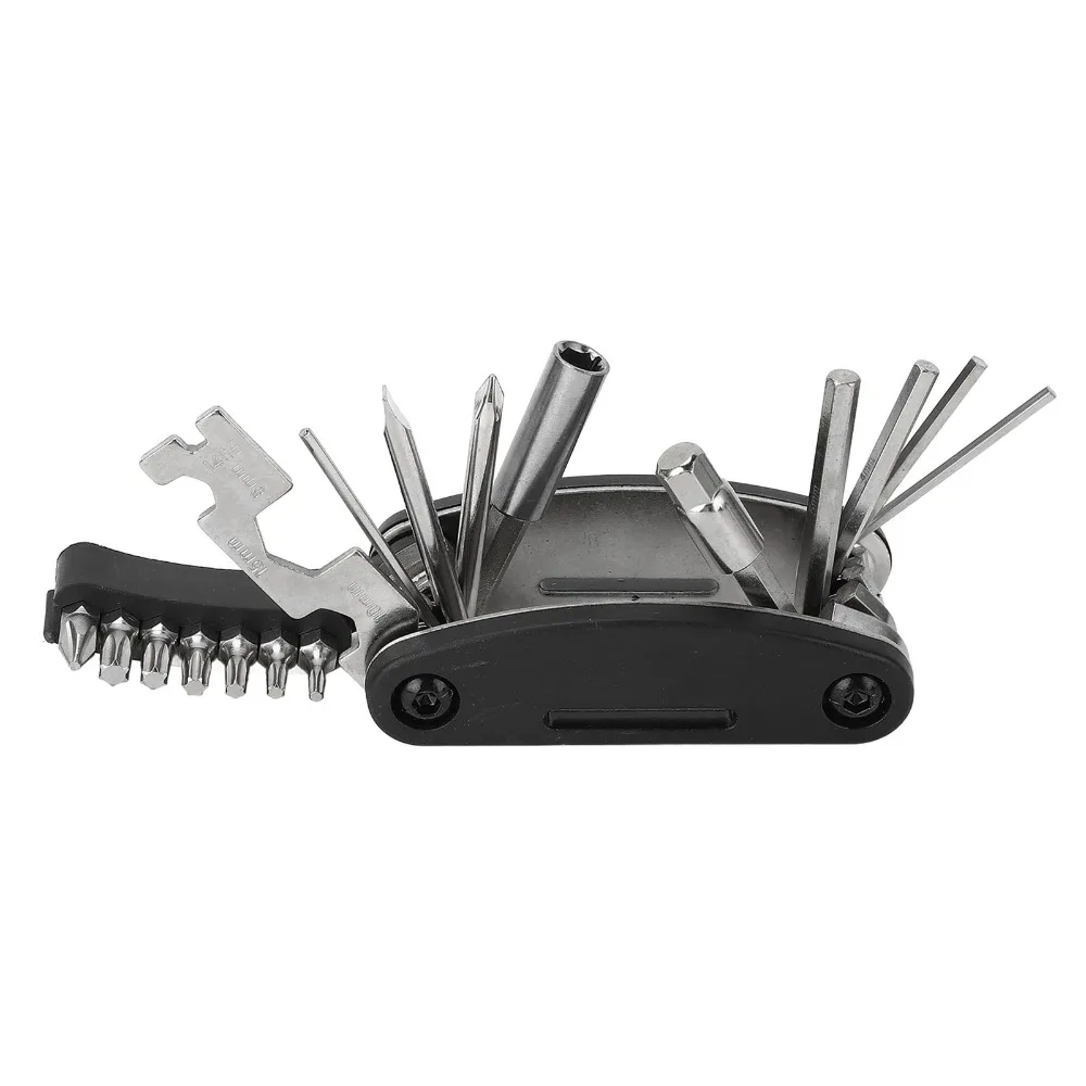 

2PCS 21 in 1 Bike Repair Tool Kit Integrated 8.5*4.2cm Bicycle Repair Kit Electroplated Carbon Steel Bike Tool Kit Mountain Bike