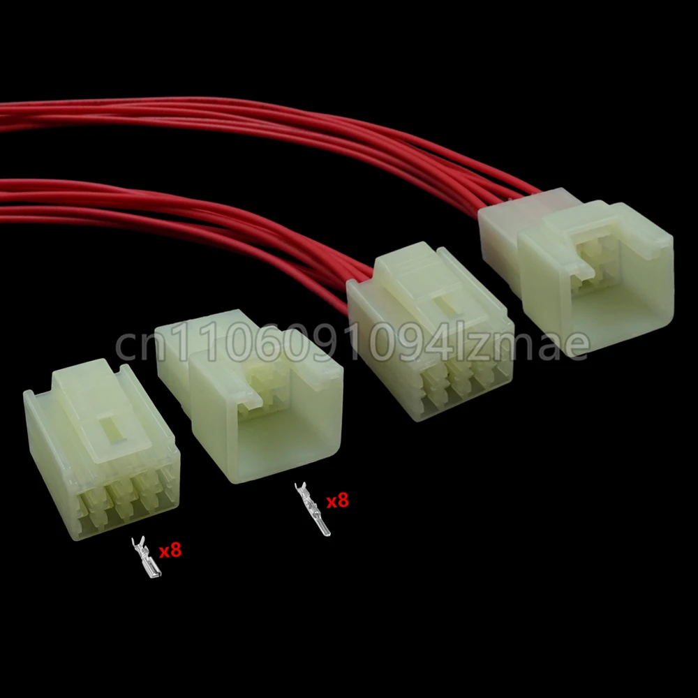 8 Pin AC Assembly Car Plastic Housing Unsealed Socket Auto Connector Automobile Electrical Plug 6090-1021 6090-1051