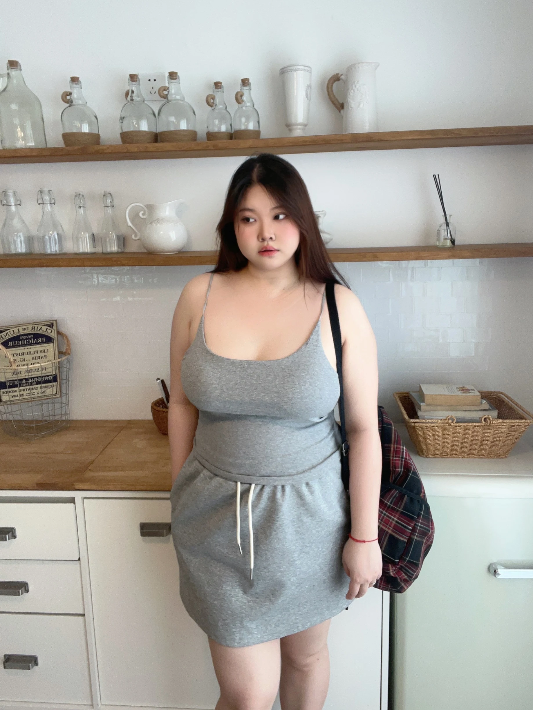 

Юбка с высокой талией и эластичным поясом, повседневная, спортивная, больших размеров, прямого кроя, из смеси полиэстера и спандекса, Cleanfit Sle