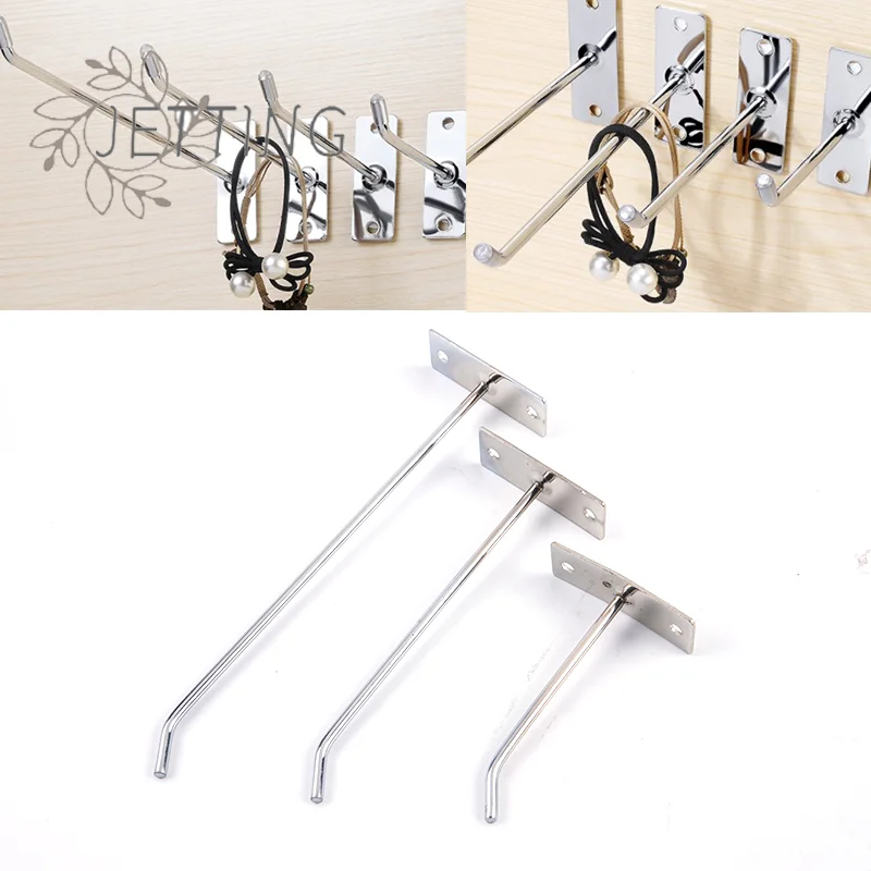Hot 5pcs/lot Hole Board Hook Steel Oblique Hanger Hardware Tool Hammer Pliers Wall Mount  Storage Rack Garage