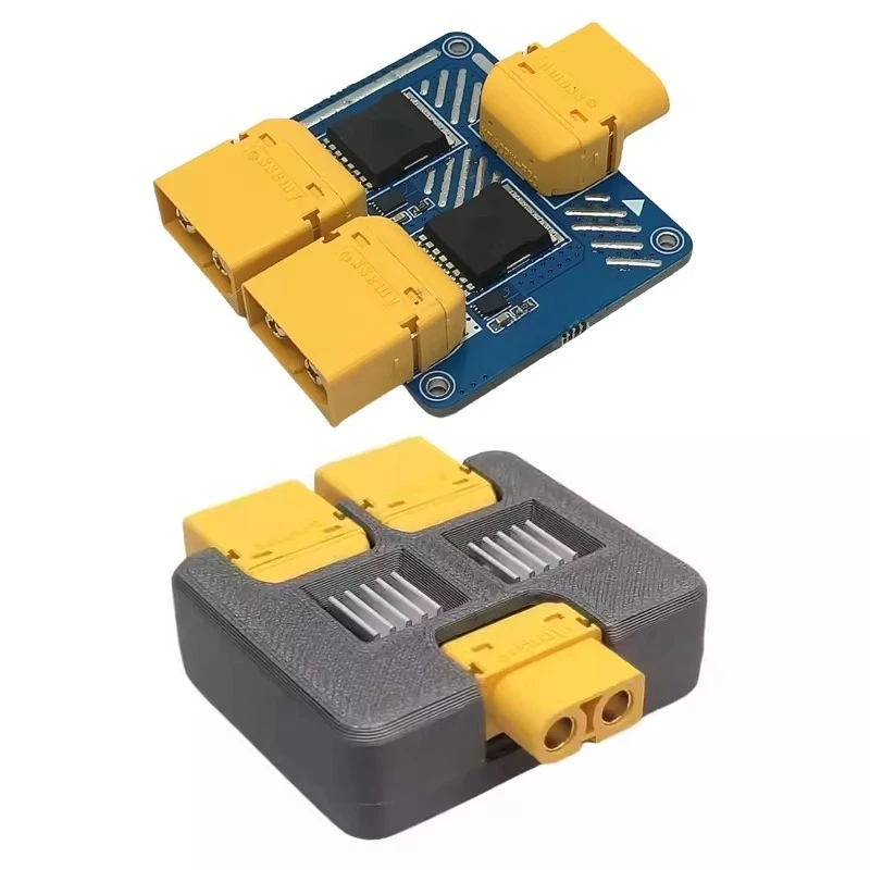 1PCS 5-100V 50Ax2 Dual-channel Ideal Diode Automatic Switching Battery Parallel & Expansion Module for for Drone RC Vehicles