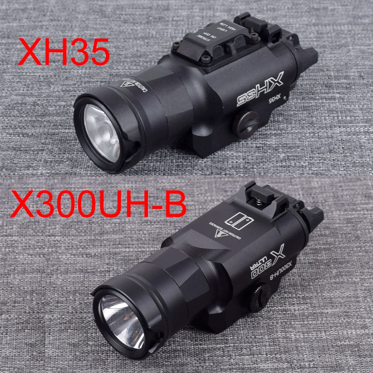 

Tactical X300 Upgrade XH35 X300UH-B Weapon Scout light 1000 Lumen Ultra-High Dual Output LED Hunting Flashlight For Glock 17 19