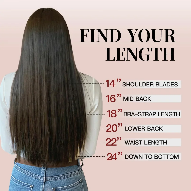 مشبك بني شعر بشري شعر طبيعي على دبابيس شعر ريمي ممتاز جودة حرير وناعمة 120 جرام 12-22 بوصة 7 قطع 02 04