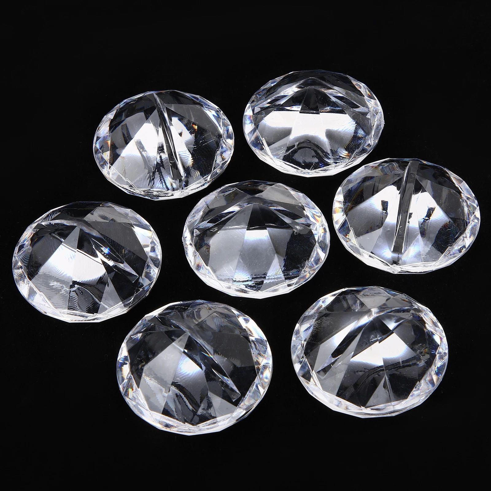 

12Pcs Acrylic Diamond Place Card Holders Crystal Wedding Decor Table Number Stands Number Card Holder Picture Holder