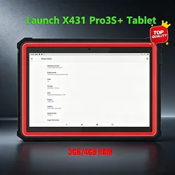 Launch X431 Tablet for Pro3S+ OBD2 Diagnostics Tools 3GB RAM+64GB Auto Diagnostics Tool