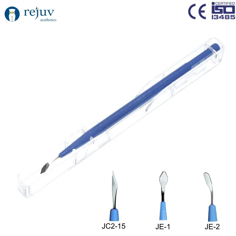 

6-pc Pack Disposable Ophthalmic Knife with Three Different Blades Stab Knife Crescent Knife Keratome Knife