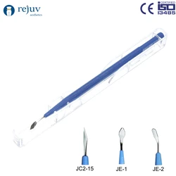 6-pc Pack Disposable Ophthalmic Knife with Three Different Blades Stab Knife Crescent Knife Keratome Knife