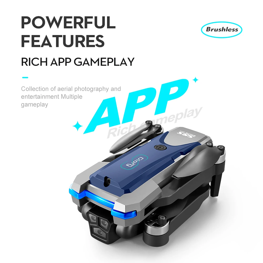 

2,4G оптический поток, двойная камера, бесщеточный двойной объектив, WIFI, воздушная камера, ДРОН, детский подарок, издание «Вдохновение», детские игрушки