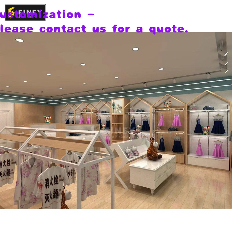 

custom.Clothing Display Racks Children Clothing Store Display Furniture Display Cabinet