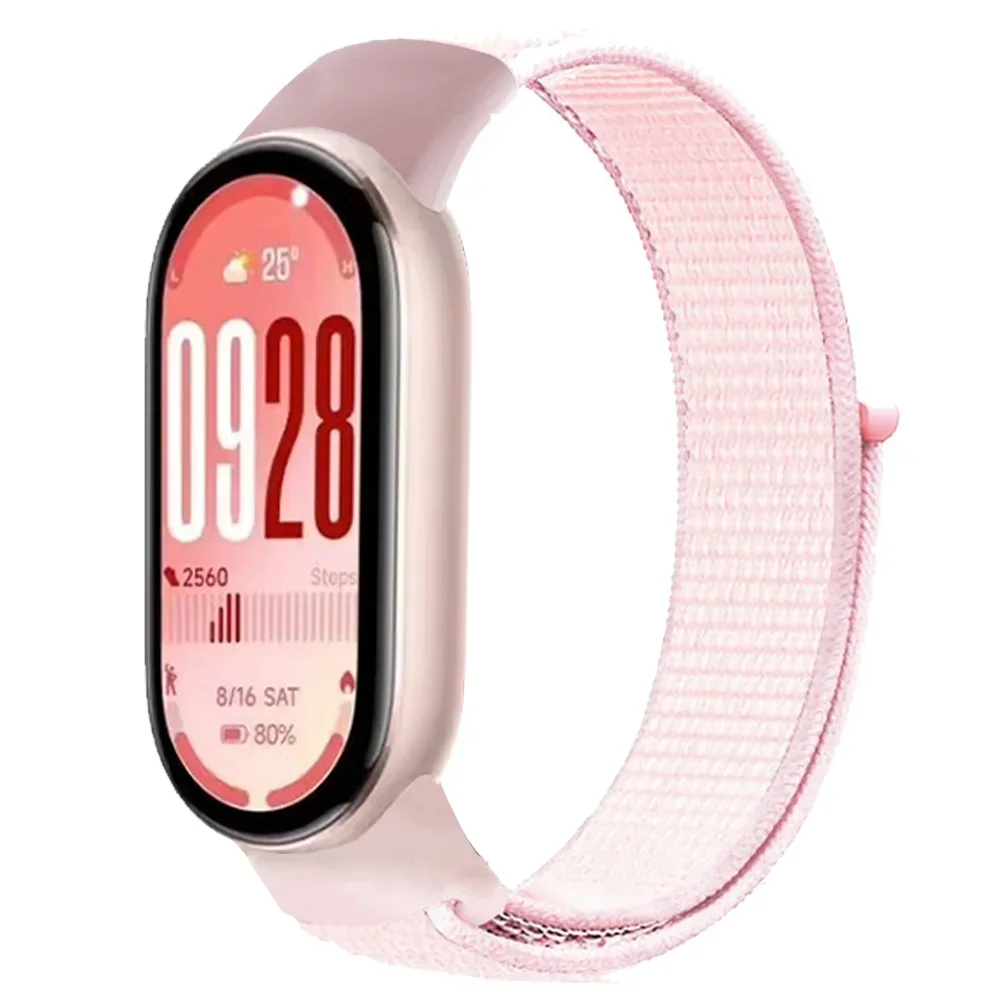 Nylon-Schlaufenarmband für Xiaomi Mi Band 10 9 8, atmungsaktives Sportarmband, Armband für Mi Band 10 9 8 Correa-Zubehör