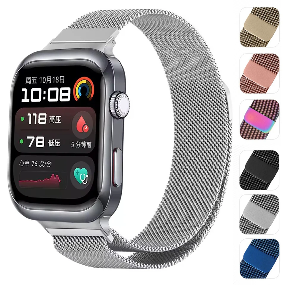 Milanese Loop Band For Huawei Watch D2 Magnetic Strap Metal Bracelet Stainless Steel Correa For Huawei Health Watch D2 Watchband