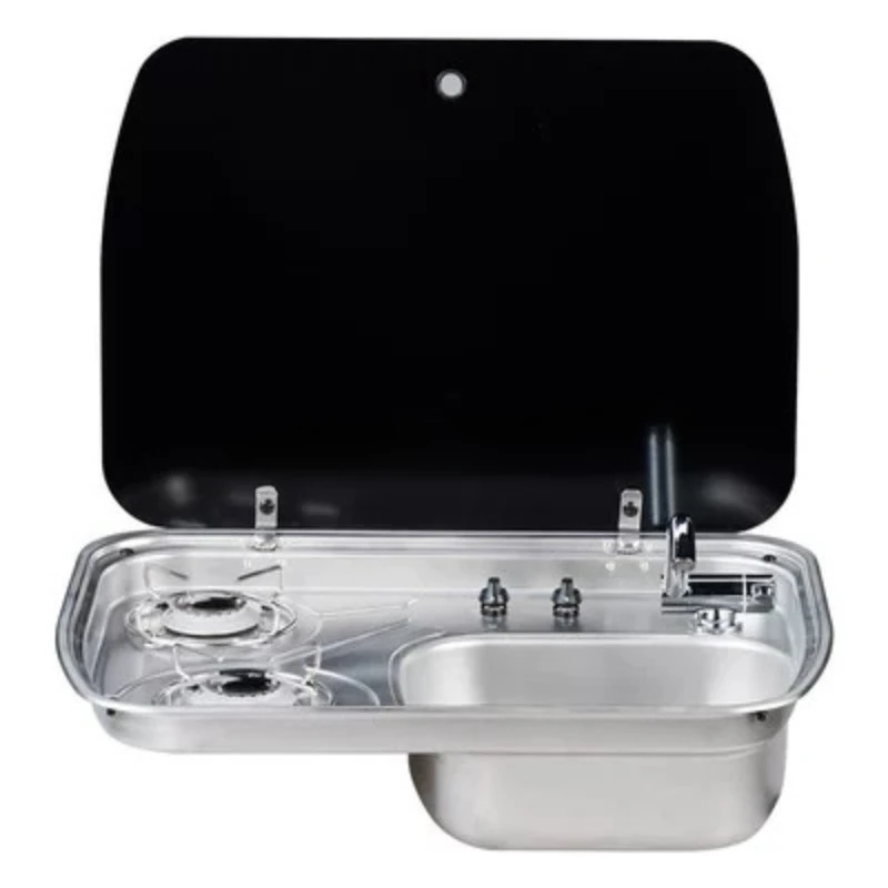 Stainless steel water basin with lid, RV vegetable basin, wash basin