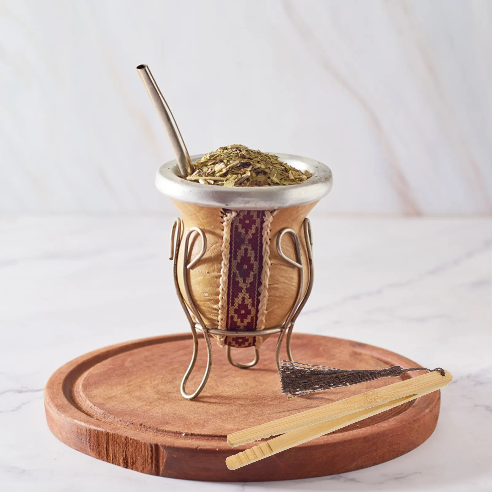 

4Pcs Bamboo Tea Clip Anti-Scald Kung Fu Tea Tools Wear Resistance Longtime Use Cup Clip for Kitchen Bamboo Food Clamp,