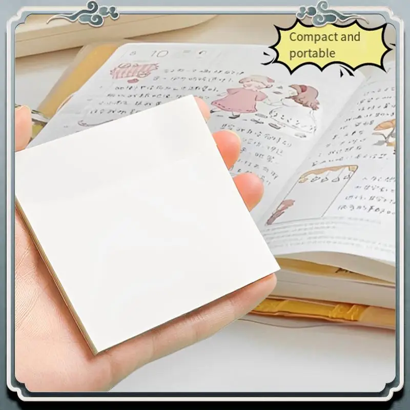 

30PCS Clear Notes Pads Kit 3 Sizes, Waterproof Self-Adhesive Translucent See Through Sticky Notes Kit For School & Office