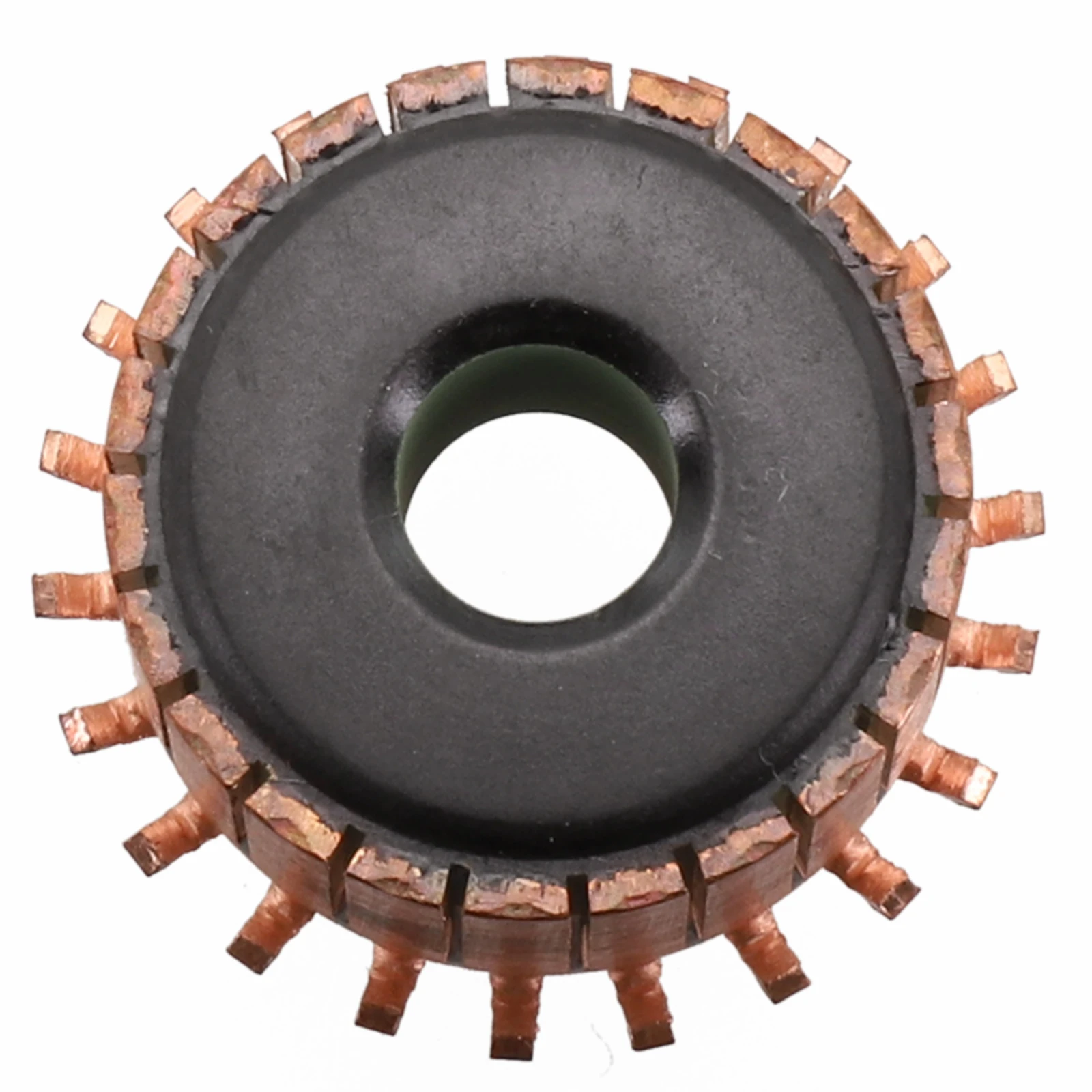 Black Motor Replacement Motor Commutator 25x8x18mm Hook Type Commutator Wear-Resistant Copper Copper Material Precise Design